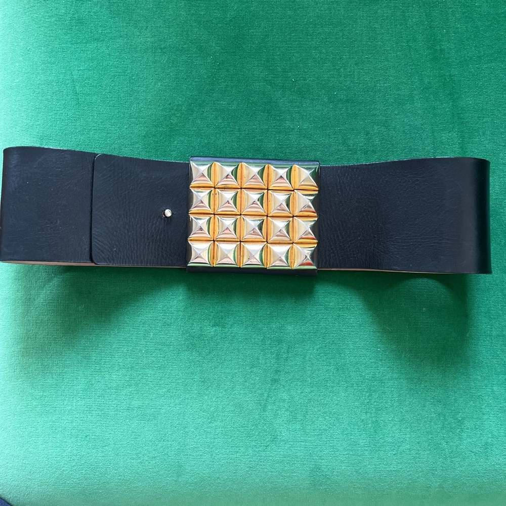 Streets Ahead Black and Gold Belt Chic Accessory